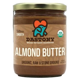 Dastony, Organic Almond Butter, Ultra Smooth, 16 oz (454 g) - 1 of 3