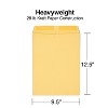 HITOUCH BUSINESS SERVICES Gummed Catalog Envelopes 9.5"L x 12.5"H Brown 100/Box SPL534743 - 3 of 4