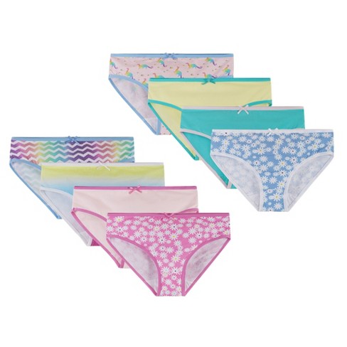 Andy & Evan Toddler Girls Eight Pack Bikini Brief. In Multicolored, Size S  (4-6). : Target