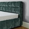 KTMBDW King Bed Frame with Headboard, Chenille fabric Upholstered Platform Bed with Wood Slats, with 4 drawers, Soft Rounded Corners - 4 of 4