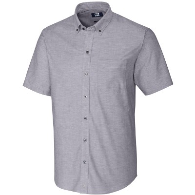 Cutter & Buck Stretch Oxford Men's Short Sleeve Dress Shirt