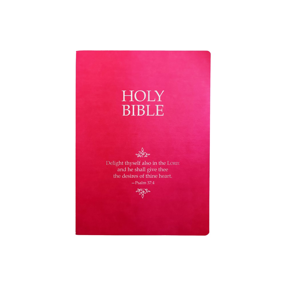 KJV Holy Bible, Delight Yourself in the Lord Life Verse Edition, Large Print, Berry Ultrasoft - (King James Version Sword Bible) by Whitaker House