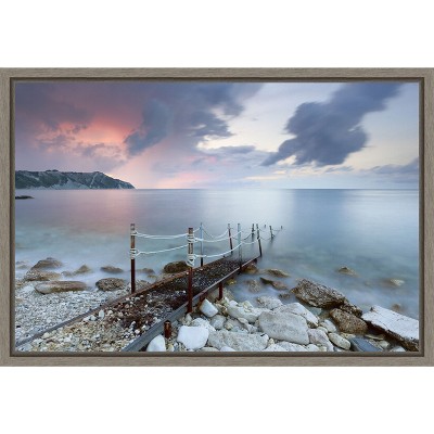 Amanti Art Path To The Light by Claudio Coppari Canvas Wall Art Print Framed 23-in. x 16-in.