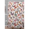 Ninola Design Butterflies Wings Countryside Shower Curtain White - Deny Designs: Polyester, Machine Washable, Ring Top - image 2 of 4