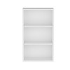 INFURNIC Decorative Wall Shelf Eco 3-Tier Open Storage Cabinet with Ample Shelves for Display and Organization, White, 12"*21"*36" - 4 of 4