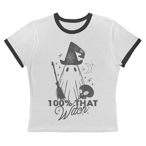 Social Collective Women That Witch Short Sleeve Graphic Cotton Retro Vintage Ranger Baby Tee - 1 of 4