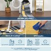 Geometric Abstract Washable Rug - Non-Slip Ultra-Thin Modern Carpet for Living Room, Bedroom, Dining Room - Stain Resistant - 4 of 4