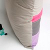 Slickblue Adonis Knitted Fabric Patchwork Pillow Cushion - 19.7", Decorative Pillow, Hidden Zipper, Down Alternative - 3 of 4