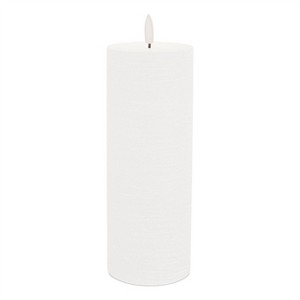 FIA Wick White Pillar Candle (Set of 2) - 1 of 2
