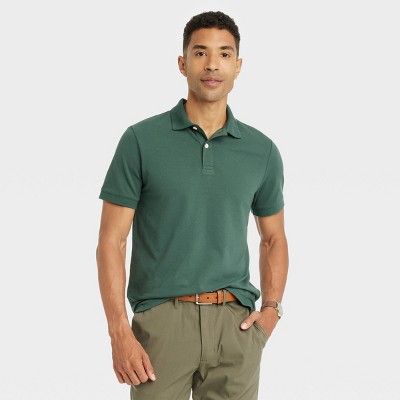 Men's Every Wear Polo Shirt - Goodfellow & Co™ Dark Green L : Target