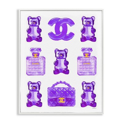 Stupell Industries Purple Glam Gummy Candy, 11" x 14"