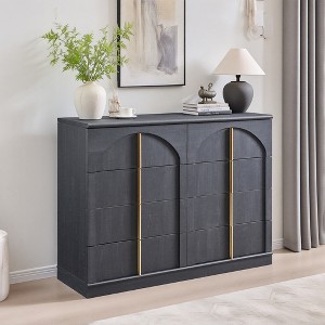 black 8 drawer dresser for bedroom 8 Drawer Dresser main image 0