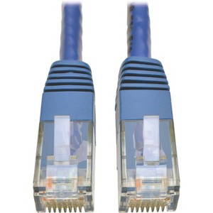 Tripp Lite Cat6 Gigabit Molded Patch Cable, Blue, 50 ft, RJ45, N200050BL - 1 of 1