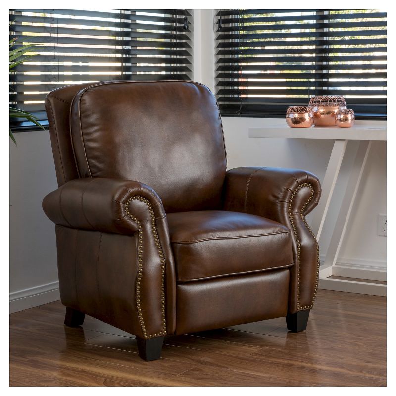 Torreon Faux Leather Recliner Club Chair - Christopher Knight Home, 3 of 13