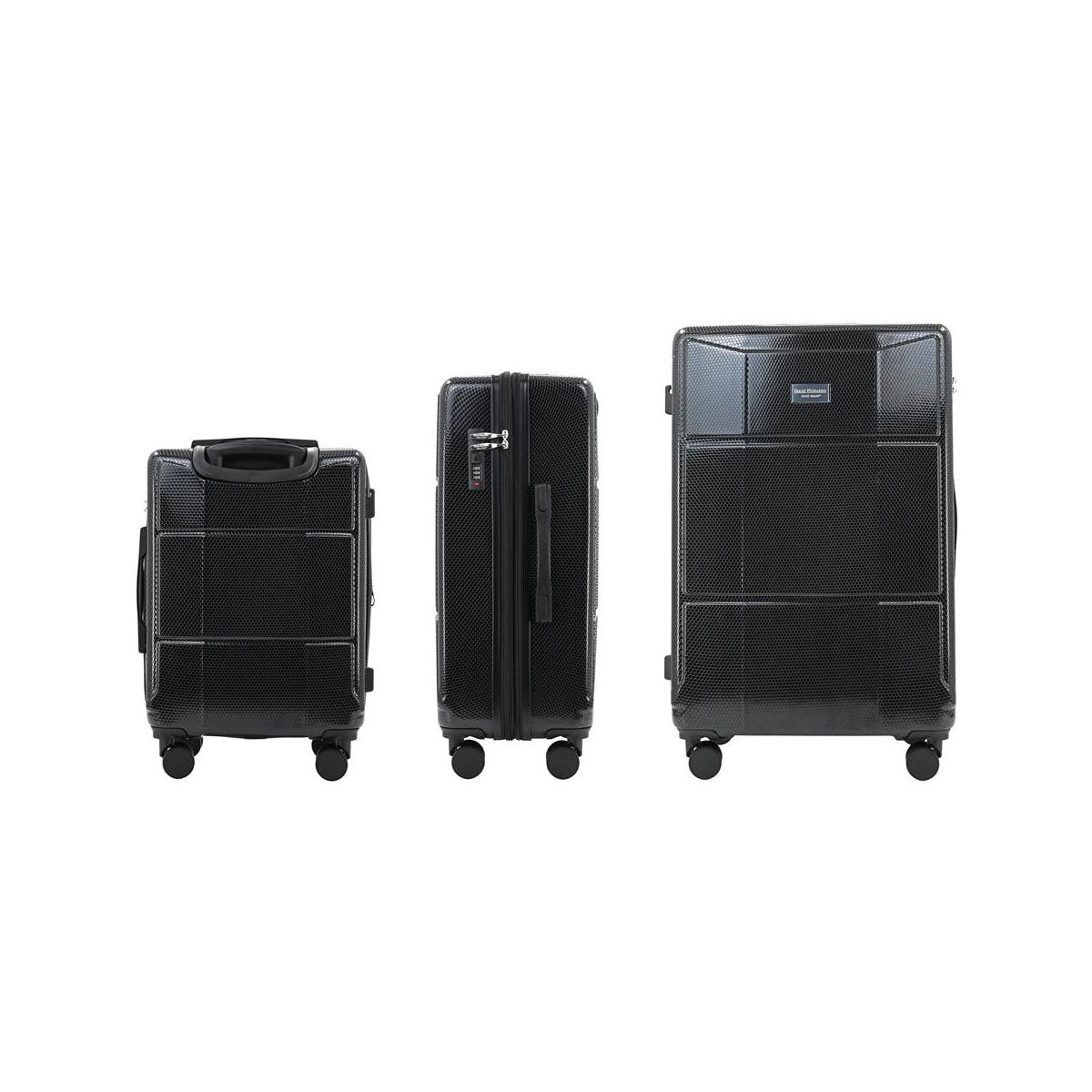 Isaac Mizrahi Aero 3-Piece Expandable Hardside Lightweight Luggage Set with 360 Spinner Wheels & Combo Lock - thumbnail 5