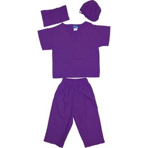 Kidsway Unisex Surgeon Doctor Scrubs Dress up Costume Set Boys Girls - 1 of 4