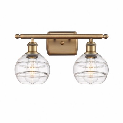 Rochester - 2 Light Bath Vanity In Industrial Style-8.88 Inches Tall and 15.88 Inches Wide