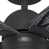 Hunter 52" Erling Ceiling Fan Matte Black with LED Light Integrated Pull Chain Control - 4 of 4