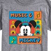 Men's - Disney - Music And Mickey Short Sleeve Graphic T-Shirt - 2 of 4