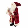 Roman 18.0 Inch Red Santa With Gold & Silver Christmas Figurine , Bling Christmas Decor Elegant Decorative Santa (1PC) - 4 of 4