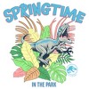 Girl's Jurassic World Springtime in the Park T-Shirt - 2 of 4