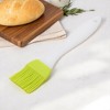 Unique Bargains Basting Brush 28g Large Handle Brush Color Block Dishwasher Safe Silicone PP 7.87"x1.57" 1Pcs - 2 of 4