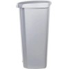 12.1 Gallon Trash Can, Plastic Soft Close Step On Kitchen Trash Can, Gray - 3 of 4