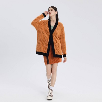Women's Knit Cardigan - Wild Fable™ Coral Orange