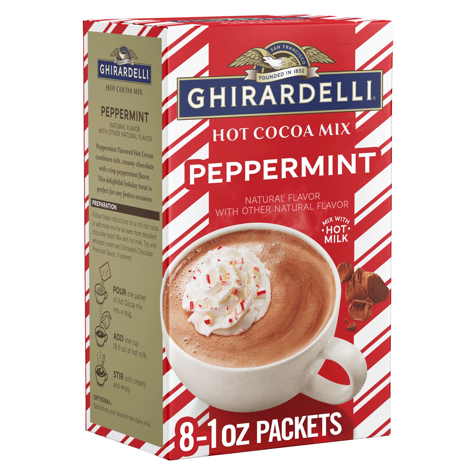 Ghirardelli Peppermint Hot Cocoa Mix - 8oz/8ct