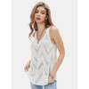 EXLURA Womens Summer Sleeveless Scoop Neck Knit Sweater Vest Crochet Hollow Out Tank Tops - 2 of 4