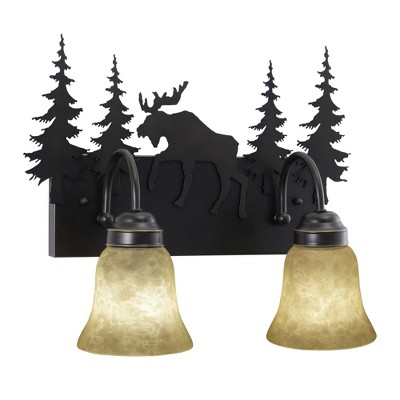 Vaxcel Yellowstone 2 - Light Vanity in  Burnished Bronze