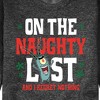Men's - SpongeBob SquarePants - Plankton Naughty List Graphic Fleece Sweatshirt - 2 of 4