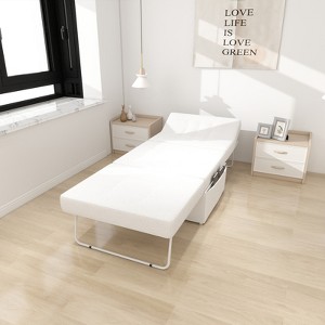 36" Width 4 in 1 Multi-Function Folding Ottoman Sleeper Bed, Convertible Sofa Bed - 1 of 4