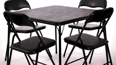 Target folding card table and online chairs