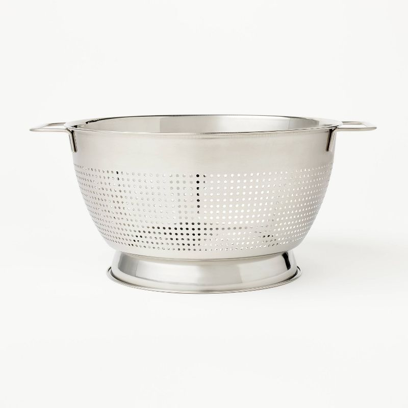 5qt Stainless Steel Colander - Figmint™, 1 of 5