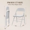 All Steel Folding Chairs Heavy-Duty Foldable & Stackable Metal Camping Chairs, 350 Lbs Capacity | Ideal - 2 of 4