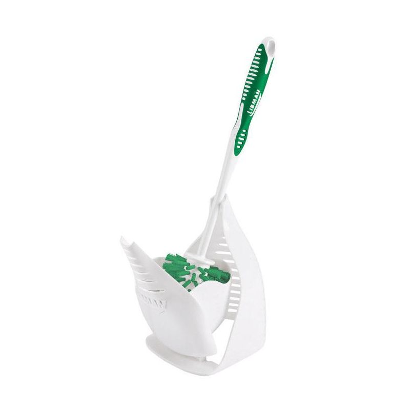 Libman 3 in. W Hard Bristle 12 in. Plastic/Rubber Handle Brush and Caddy, 2 of 6