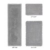 Lilly Crochet Collection 100% Cotton Tufted Reversible 3-Piece Bath Rug Set – Super Absorbent, Machine Washable Bathroom Mats with Crochet Pattern - 2 of 4