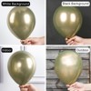 PartyWoo Balloons Metallic Camo Dark Forest Hunter Green 12 Inch 50 pcs - 2 of 4