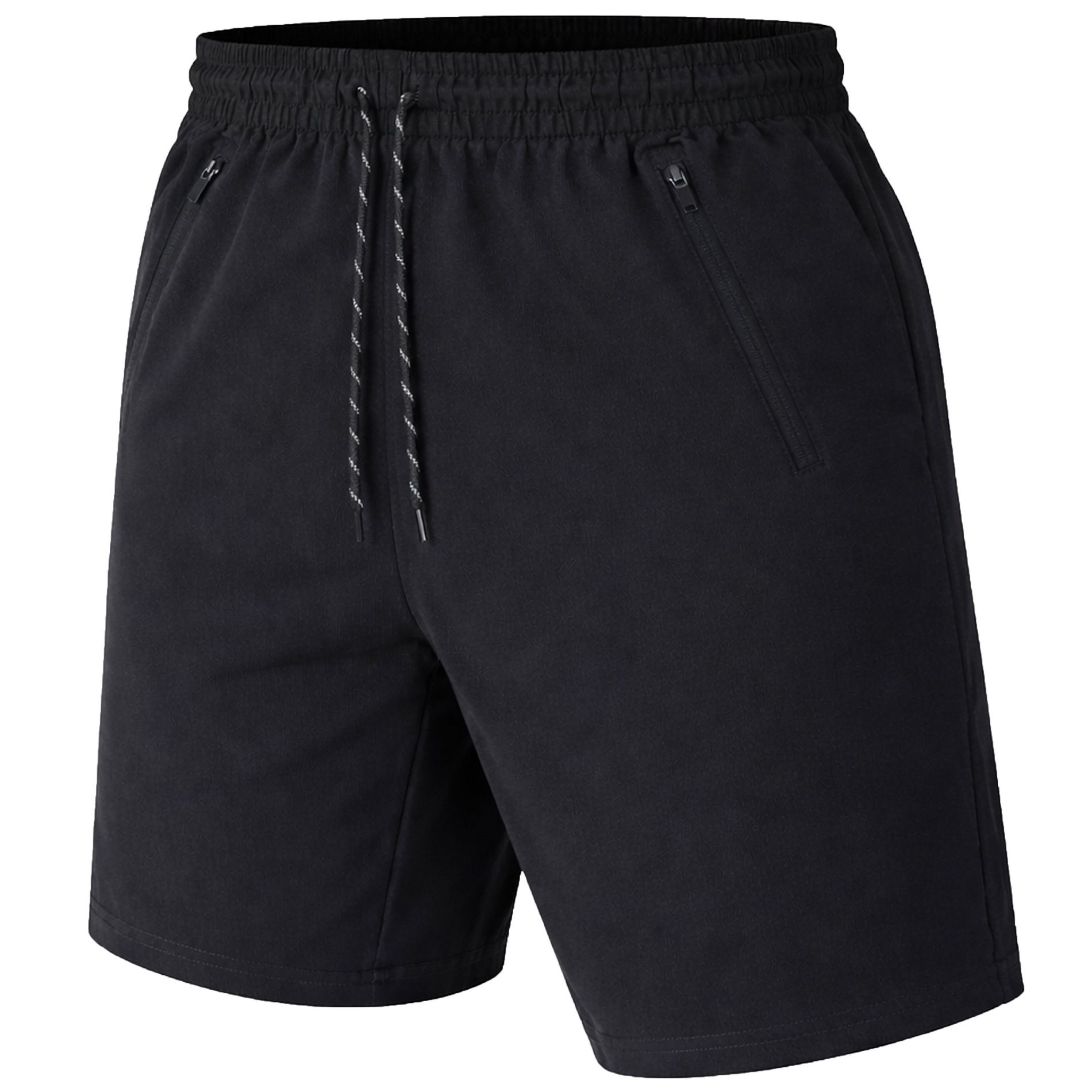 Jump Start Men's Performance Training Shorts With Zipper Pockets