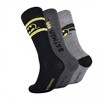 Mens Batman Icons Crew Socks Boxed Set of 3 Pairs - 2 of 4