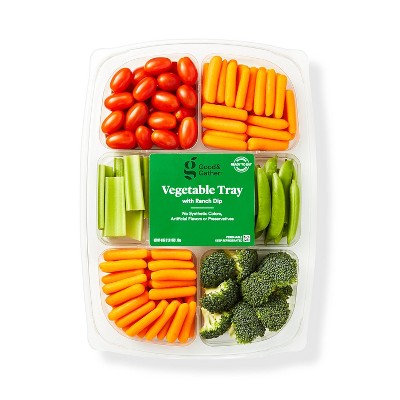 Vegetable Tray with Ranch Dip - 40oz - Good & Gather™