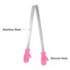 Unique Bargains Stainless Steel Tiny Gloves Shape Cooking Kitchen Food Tongs - 4 of 4