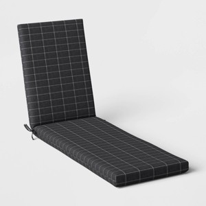 78"x24" Woven Outdoor Chaise Lounge Cushion - Threshold™ - 1 of 4