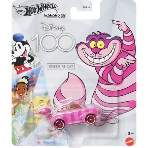 Disney 100 Edition Hot Wheels Character Car, Cheshire Cat, Scale 1:64, Perfect For Ages 3 Years & Up - 1 of 1