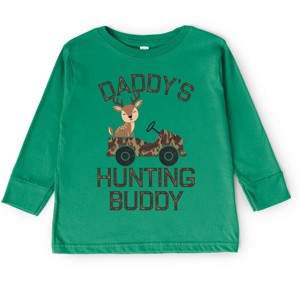 The Juniper Shop Daddy's Hunting Buddy Toddler Long Sleeve Tee - 1 of 4