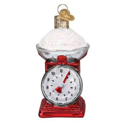 Old World Christmas 3.5 Inch Kitchen Scale Balance Inredients Tree Ornaments