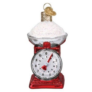 Old World Christmas 3.5 Inch Kitchen Scale Balance Inredients Tree Ornaments - 1 of 3