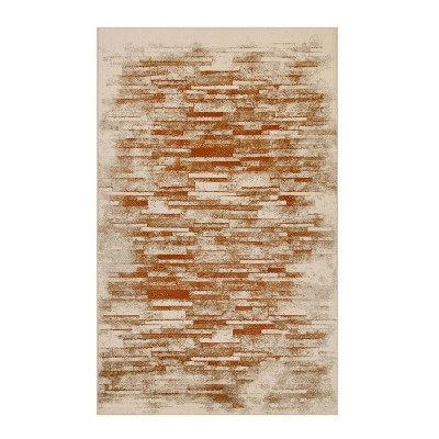 Modern Distressed Abstract Indoor Runner or Area Rug by Blue Nile Mills