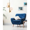 Elegant Lighting Wells 18 inch pendant in brass with white shade - 2 of 4
